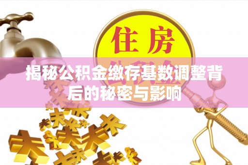 临漳揭秘公积金缴存基数调整背后的秘密与影响