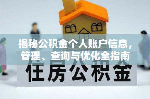 临漳揭秘公积金个人账户信息，管理、查询与优化全指南