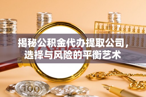 临漳揭秘公积金代办提取公司，选择与风险的平衡艺术