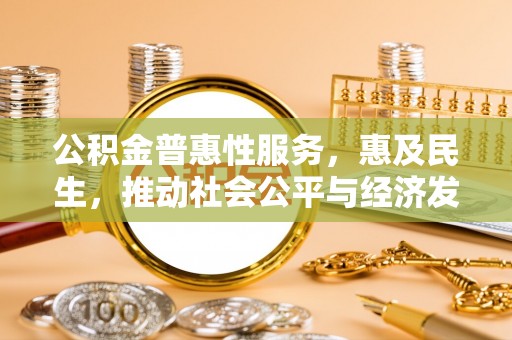 临漳公积金普惠性服务，惠及民生，推动社会公平与经济发展的基石